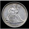 Image 2 : ***Auction Highlight*** 1837 Large Date No Stars Seated Liberty Dime 10c Graded Choice AU/BU Slider+