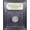 Image 4 : ***Auction Highlight*** 1837 Large Date No Stars Seated Liberty Dime 10c Graded Choice AU/BU Slider+