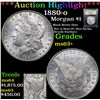 Image 1 : ***Auction Highlight*** 1880-o Morgan Dollar $1 Graded Select+ Unc By USCG (fc)