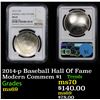 Image 1 : NGC 2014-p Baseball Hall Of Fame Modern Commem Dollar $1 Graded ms69 By NGC