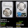 Image 1 : NGC 1879-s Morgan Dollar $1 Graded ms64 By NGC