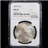 Image 2 : NGC 1879-s Morgan Dollar $1 Graded ms64 By NGC