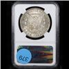 Image 3 : NGC 1884-o Morgan Dollar $1 Graded ms63 By NGC