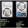 Image 1 : NGC 1899-o Morgan Dollar $1 Graded ms64 By NGC