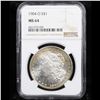 Image 2 : NGC 1904-o Morgan Dollar $1 Graded ms64 By NGC