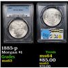 Image 1 : PCGS 1885-p Morgan Dollar $1 Graded ms63 By PCGS