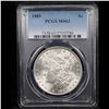 Image 2 : PCGS 1885-p Morgan Dollar $1 Graded ms63 By PCGS