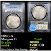 Image 1 : PCGS 1898-o Morgan Dollar $1 Graded ms64 By PCGS