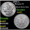 Image 1 : 1891-s Morgan Dollar $1 Grades Select Unc