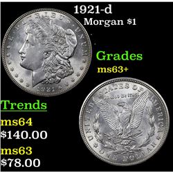 1921-d Morgan Dollar $1 Grades Select+ Unc