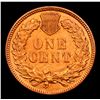 Image 3 : 1884 Indian Cent 1c Grades Choice AU/BU Slider+