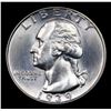 Image 2 : 1939-d Washington Quarter 25c Grades Choice+ Unc