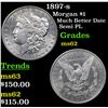 Image 1 : 1897-s Morgan Dollar $1 Grades Select Unc