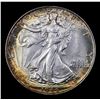 Image 2 : 1944-p Walking Liberty Half Dollar 50c Grades Choice Unc
