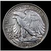 Image 3 : 1944-p Walking Liberty Half Dollar 50c Grades Choice Unc