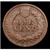 Image 3 : 1872 Indian Cent 1c Grades vg details
