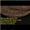 Image 4 : 1803 Small Date Small Frac Breen-VII R3 Draped Bust 1c Grades g+