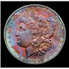 Image 2 : 1881-s Colorfully Toned Morgan Dollar $1 Grades GEM+ Unc