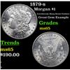Image 1 : 1879-s Morgan Dollar $1 Grades GEM Unc