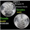 Image 1 : 1882-s Morgan Dollar $1 Grades GEM+ Unc