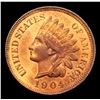 Image 2 : 1904 Indian Cent 1c Grades Choice+ Unc RB