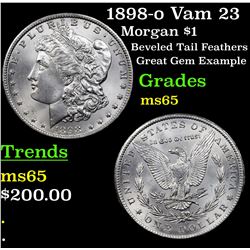 1898-o Vam 23 Morgan Dollar $1 Grades GEM Unc