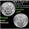 Image 1 : 1898-o Vam 23 Morgan Dollar $1 Grades GEM Unc