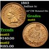 Image 1 : 1863 Indian Cent 1c Grades Select Unc