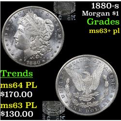 1880-s Morgan Dollar $1 Grades Select Unc+ PL