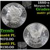 Image 1 : 1880-s Morgan Dollar $1 Grades Select Unc+ PL