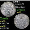 Image 1 : 1902-s Morgan Dollar $1 Grades Select AU