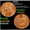 Image 1 : 1906 Indian Cent 1c Grades Choice Unc BN