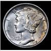 Image 2 : 1918-p Mercury Dime 10c Grades Select Unc+ FSB