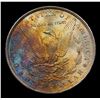 Image 3 : 1886-p Rainbow Toned Vam 6B R5 Morgan Dollar $1 Grades Choice Unc