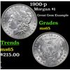 Image 1 : 1900-p Morgan Dollar $1 Grades GEM Unc