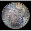 Image 2 : 1887-p Rainbow Toned Morgan Dollar $1 Grades Choice+ Unc