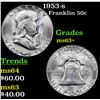 Image 1 : 1953-s Franklin Half Dollar 50c Grades Select+ Unc