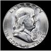 Image 2 : 1953-s Franklin Half Dollar 50c Grades Select+ Unc