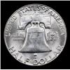 Image 3 : 1953-s Franklin Half Dollar 50c Grades Select+ Unc
