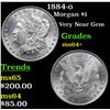 Image 1 : 1884-o Morgan Dollar $1 Grades Choice+ Unc