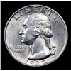 Image 2 : 1932-p Washington Quarter 25c Grades Choice AU/BU Slider