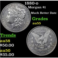 1880-o Morgan Dollar $1 Grades Choice AU