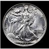 Image 2 : 1943-p Walking Liberty Half Dollar 50c Grades Choice Unc