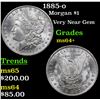 Image 1 : 1885-o Morgan Dollar $1 Grades Choice+ Unc