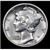Image 2 : 1916-p Mercury Dime 10c Grades Choice Unc+ FSB