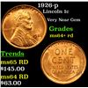 Image 1 : 1926-p Lincoln Cent 1c Grades Choice+ Unc RD