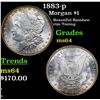 Image 1 : 1883-p Morgan Dollar $1 Grades Choice Unc