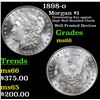 Image 1 : 1898-o Morgan Dollar $1 Grades GEM+ Unc