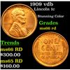 Image 1 : 1909 vdb Lincoln Cent 1c Grades GEM+ Unc RD