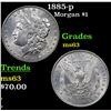Image 1 : 1885-p Morgan Dollar $1 Grades Select Unc